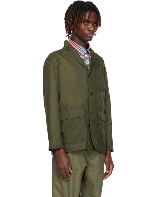 メンズ Engineered Garments カーキ Loiter テーラードジャケット Green