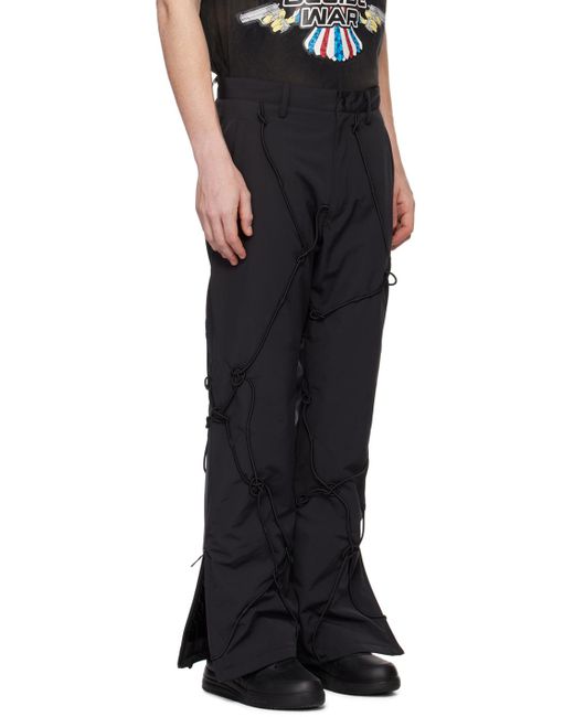 Who Decides War Black Add Edition Padded Trousers for men