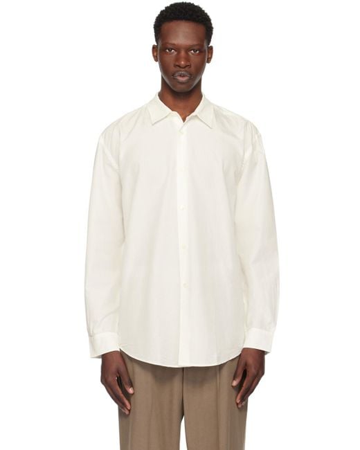 Chemise de soiree blanche Our Legacy pour homme en coloris Blanc Lyst