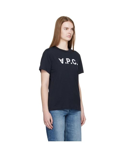 A.P.C. Black Standard Grand 'Vpc' T-Shirt