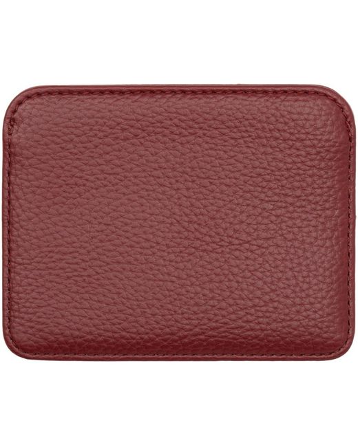 Vivienne Westwood Red Half Moon Card Holder