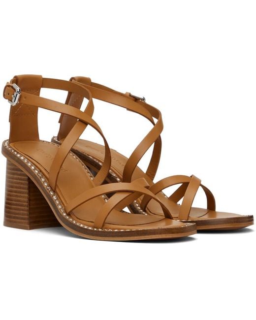 See By Chloé Black Lynette Heeled Sandals
