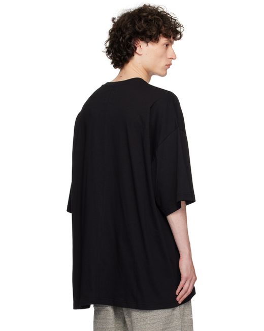 Rick Owens Black Champion Edition Tommy T-Shirt for men