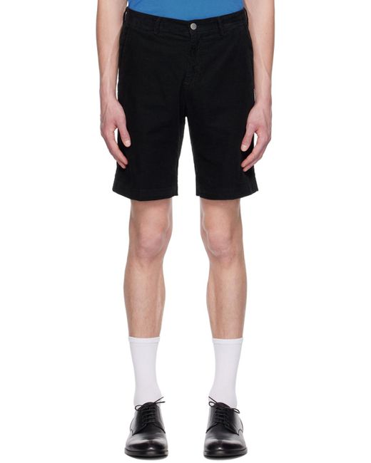Massimo Alba Black Vela Shorts for men