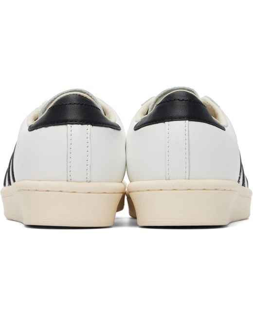 Adidas Originals White Superstar Vintage Sneakers for men