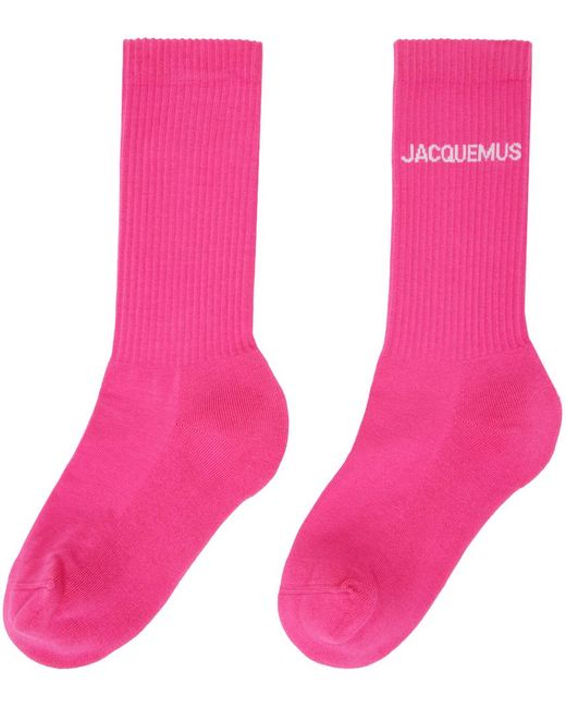 Jacquemus Pink Les Classiques 'les Chaussettes ' Socks