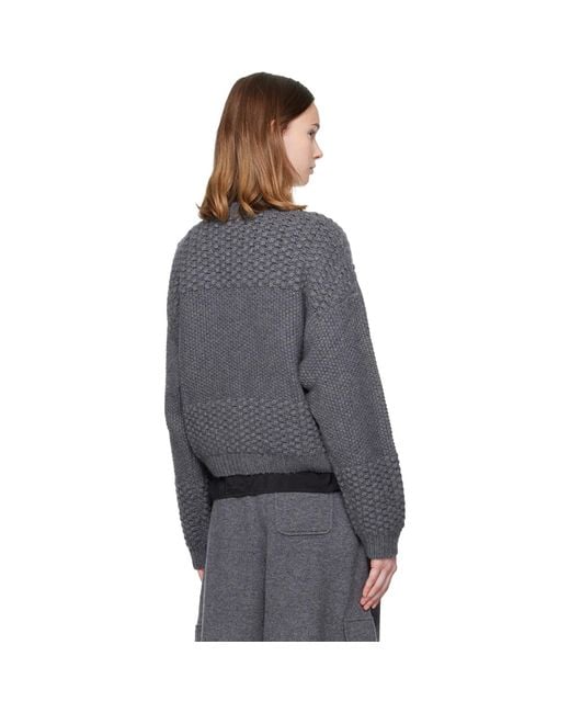Lisa Yang Gray Signe Sweater