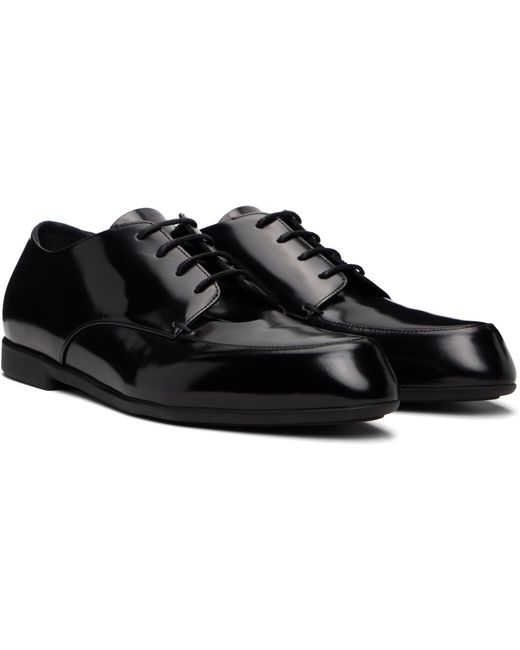 Jil Sander Black Lace-Up Derbys