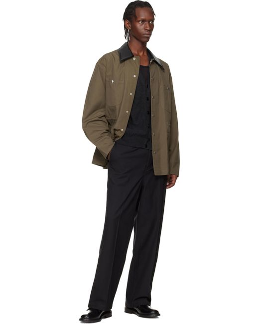 Blouson Kaki En Canevas Toga Virilis pour homme en coloris Brown