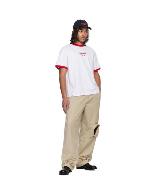 Charles Jeffrey White Logo T-Shirt for men