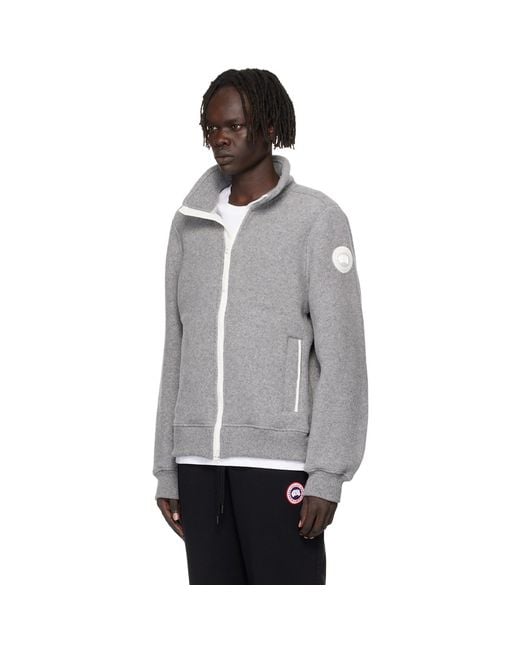 Canada Goose Black Kind Fleece Humanature Lawson Jacket for men