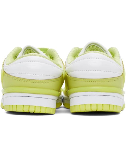 Nike Black Green & White Dunk Low Twist Sneakers