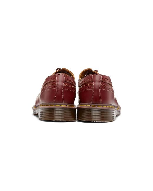 dr martens burgundy brogues
