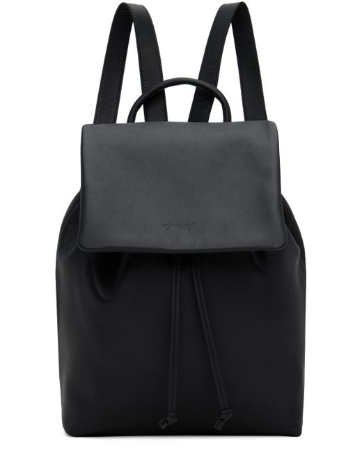 Marsèll Black Pattina Backpack for men