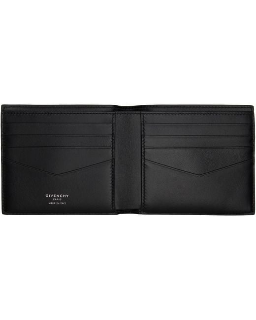Givenchy Black Grained Leather Wallet for men