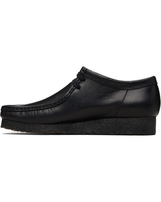 Clarks Black Wallabee Derbys for men