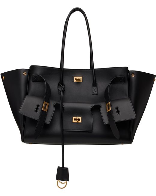 Balenciaga Black Bel Air Medium Carry All Bag