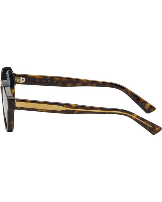 Marni Black Zeanou Sunglasses for men