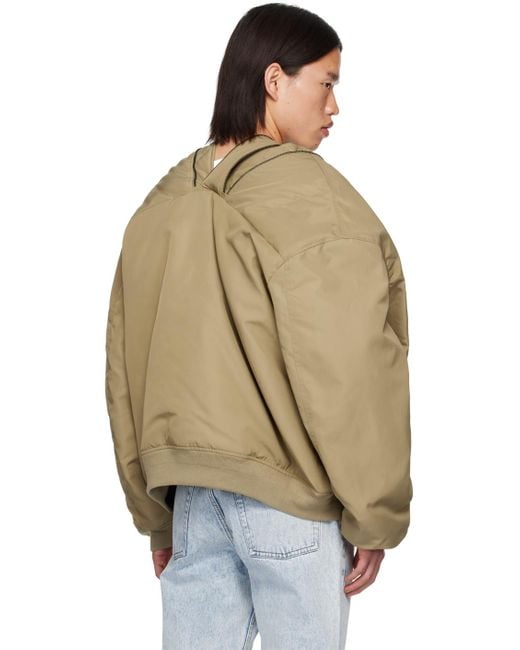 Y. Project Multicolor Double Zip Bomber Jacket for men