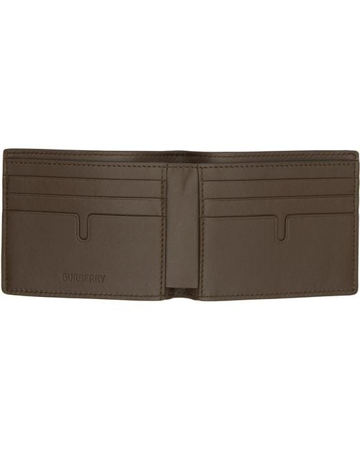 Burberry Multicolor Check Slim Bifold Wallet for men