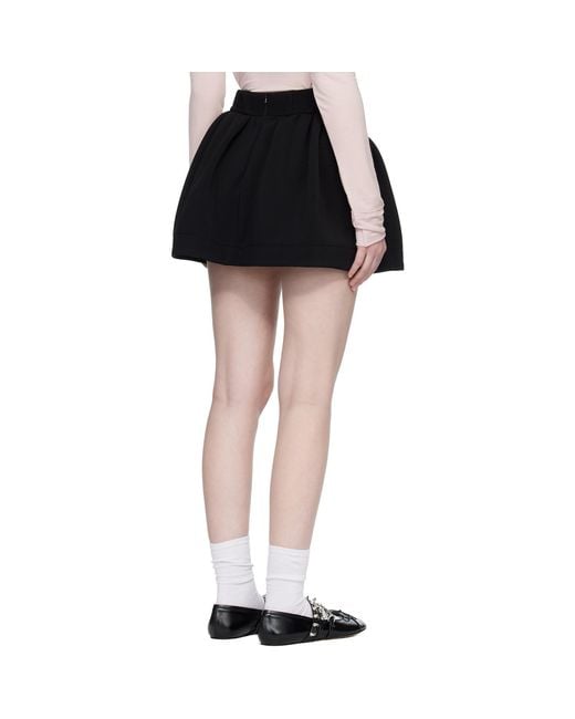 OPEN YY Black Wire Miniskirt