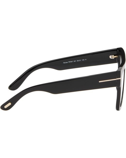 Tom Ford Black Renee Square Light Glasses