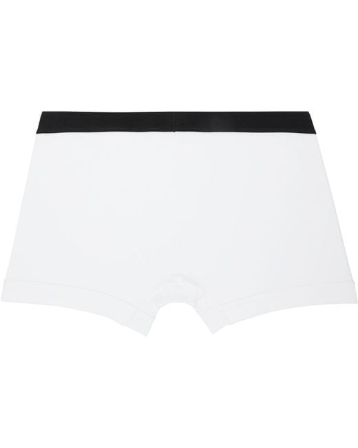 Tom Ford Black Cotton Boxer Briefs for men