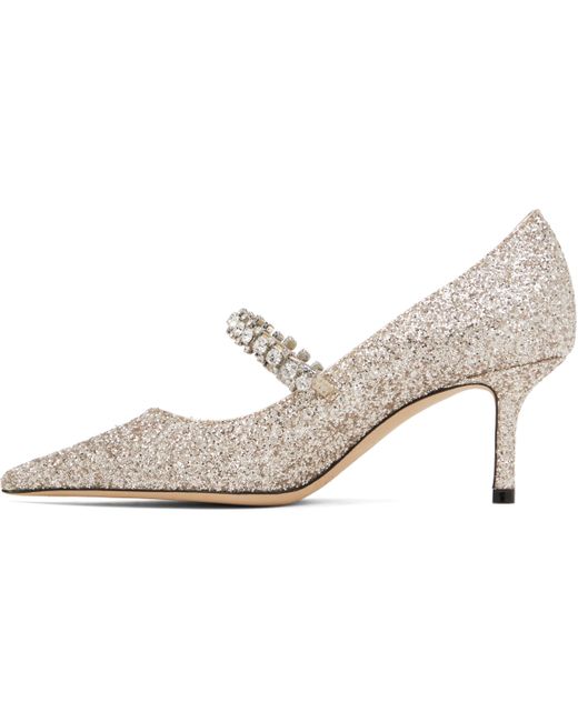 Jimmy Choo ゴールド Bing Pump 65 ヒール Black