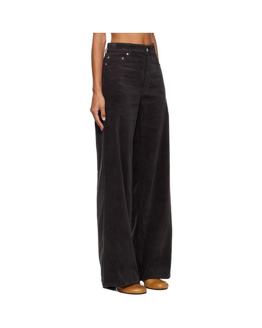 A.P.C. Black Clyde Trousers