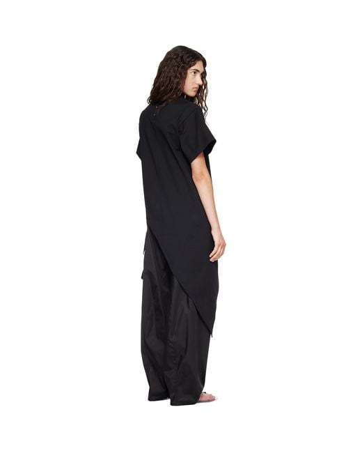 Alaïa Black Triangle Cotton Jersey T-Shirt