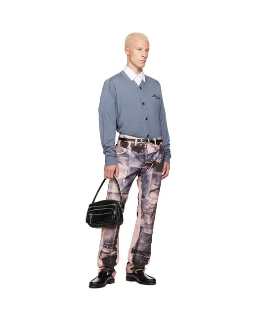 Acne Multicolor Trompe-L'Oeil 1996M Jeans for men