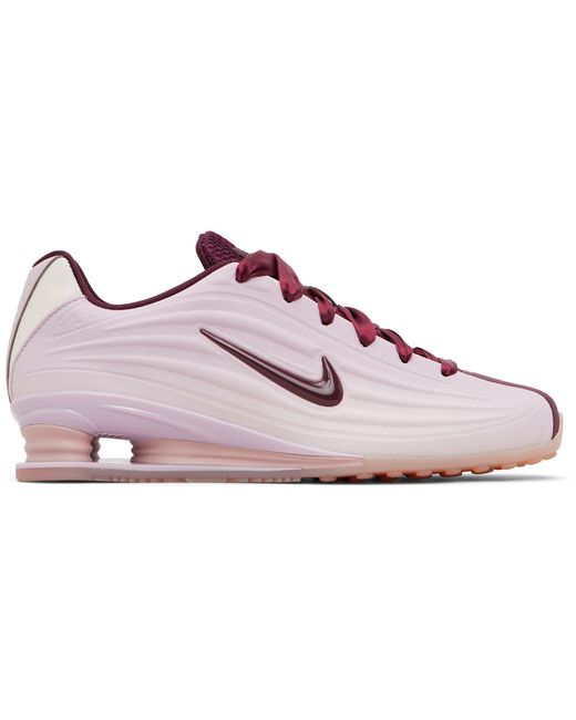 Nike Black Burgundy Shox Z Se Sneakers