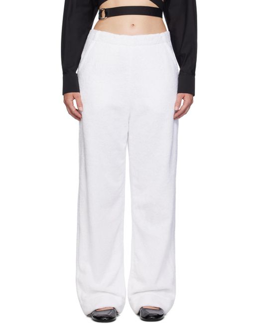 Alaïa Alaïa ホワイト ルーズパンツ White