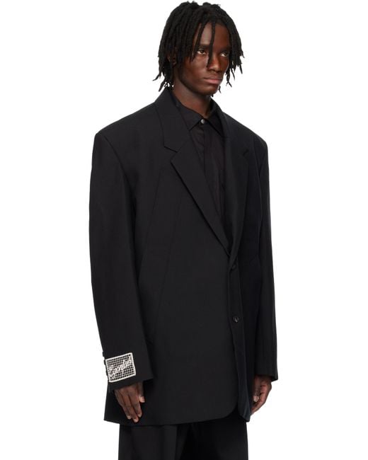 Egonlab ブラック ダブルジャケット サイズ50 Egonlab ブラック ダブルジャケット サイズ50 関税込み】EGONlab