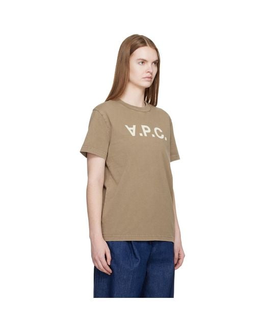 A.P.C. Blue Standard Grand 'vpc' T-shirt