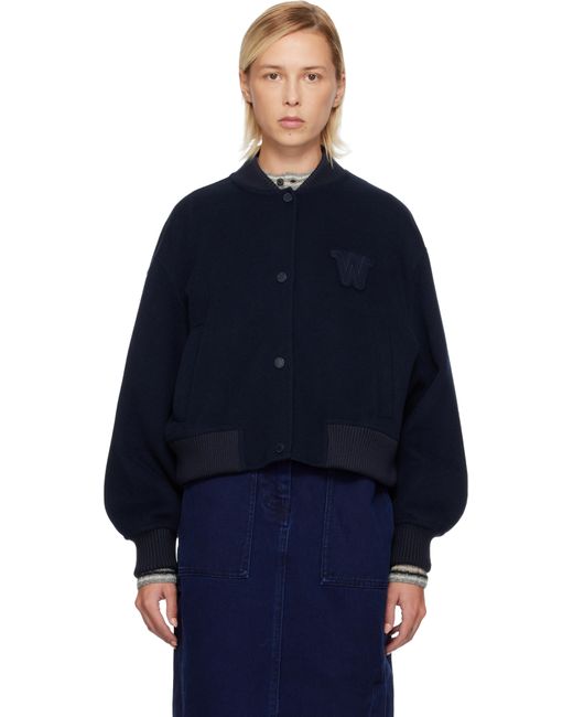 Weekend by Maxmara Blue Zelante Bomber Jacket