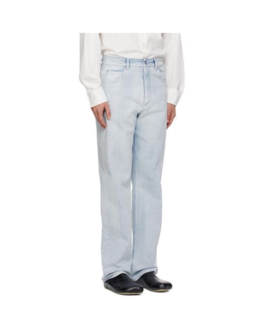 MM6 by Maison Margiela White 5 Pockets Jeans for men
