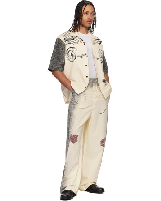 メンズ Jean Paul Gaultier ベージュ 'The Multi-Tattoo' Suit トラウザーズ Natural