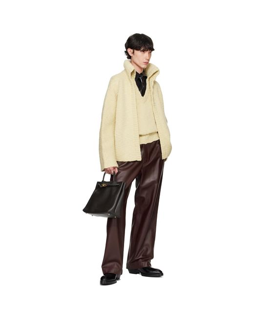 Bottega Veneta Black Medium Andiamo Bag for men