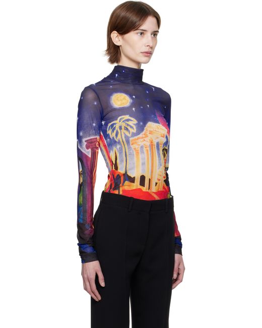 Casablanca Black Mesh T-Shirt