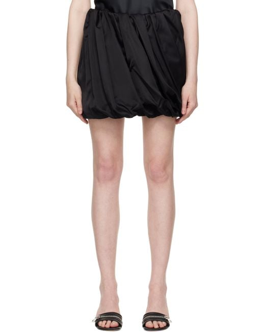 スカート JW ANDERSON Women Skirts KW0810YN0151 999 Black JW Anderson Rolled Hemline Miniskirt in Black | Lyst