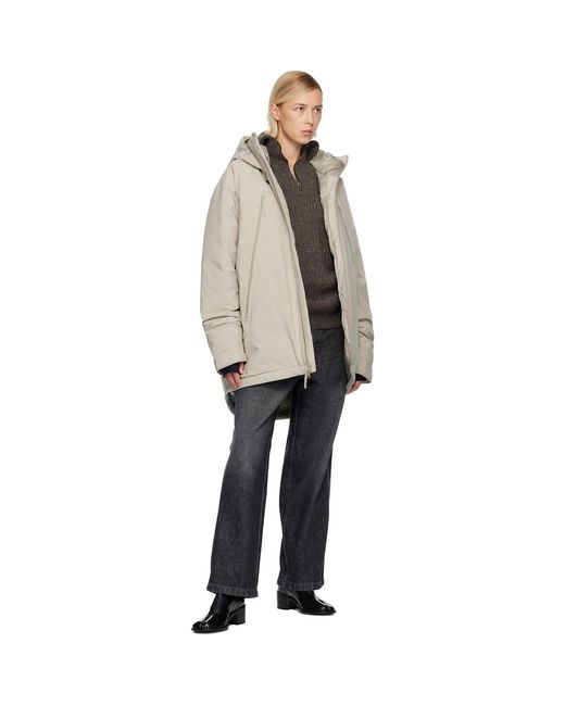MM6 by Maison Margiela Natural Off- Salomon Edition Hooded Snow Jacket