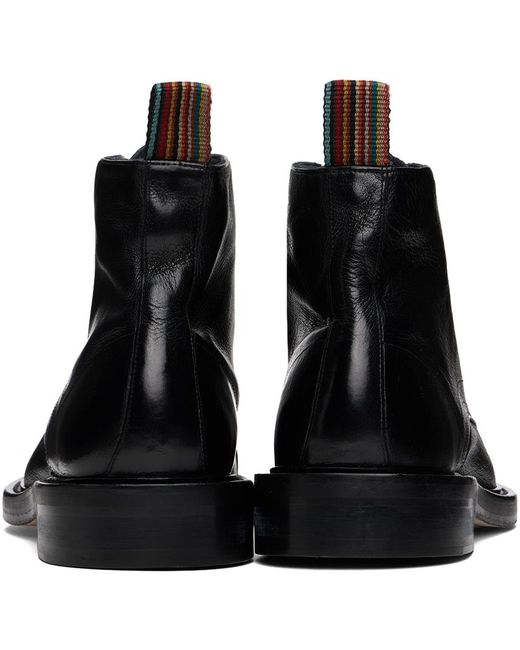 Paul Smith Black Newland Boots for men