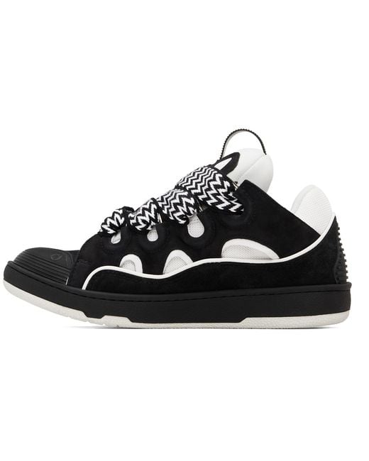 Lanvin Black Curb Sneakers for men