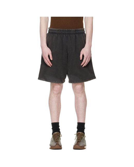 Entire studios Black Standard Sweat Shorts for men