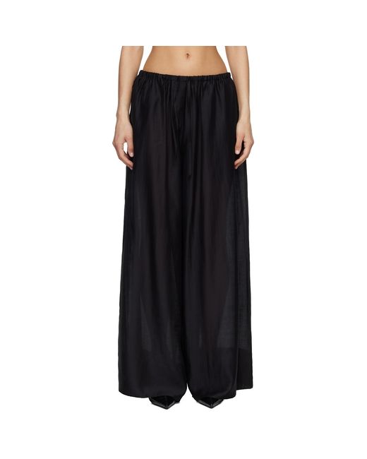 Entire studios Black Vento Wide Leg Trousers
