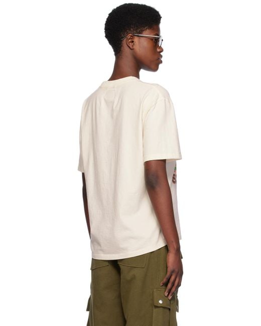 Rhude Black Off-white 'saint Croix' T-shirt