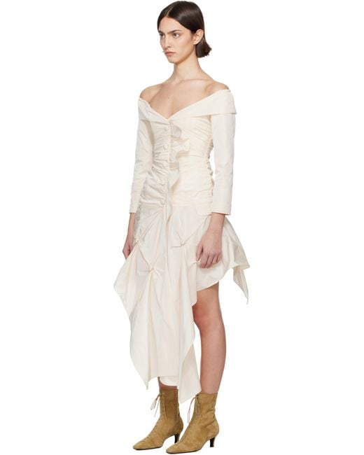 Renaissance Renaissance Black Ssense Exclusive Bridal Capsule Coco Minidress
