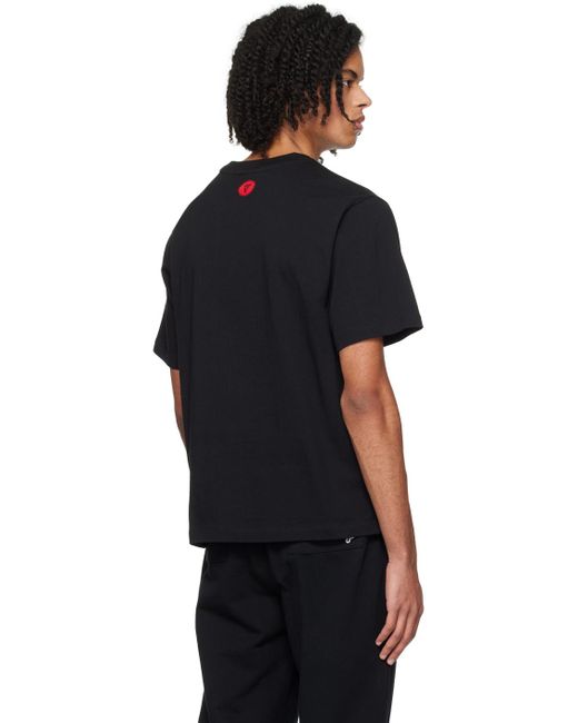 T-shirt noir à image à logo ICECREAM pour homme en coloris Black