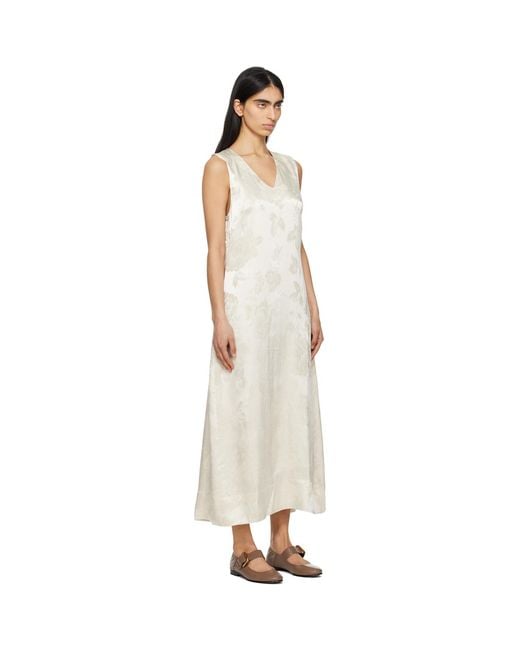 Holzweiler Black Off- Luka Jacquard Maxi Dress